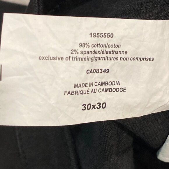 Lucky Brand 410 Jeans Mens 30 x 30 Black Denim Pants Straight Leg - Picture 12 of 14